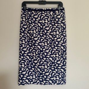 BODEN textured pencil skirt 6 long